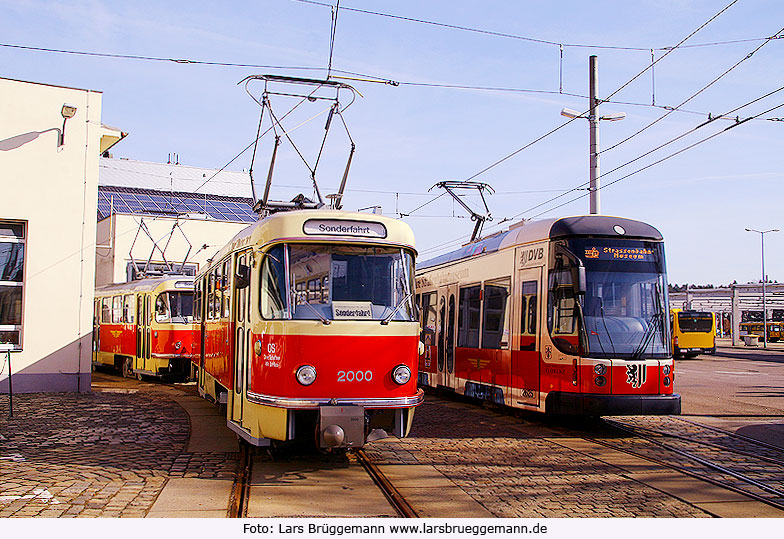 Straßenbahn Dresden - 25 Jahre Straßenbahnmuseum - 50 Jahre Tatra in Dresden