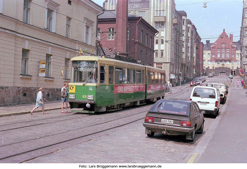 Die Straßenbahn / Raitiovaunu in Helsinki