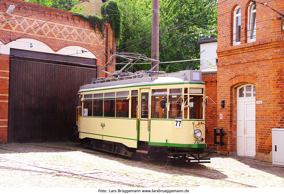Der Kleine Hecht der Straßenbahn in Magdeburg