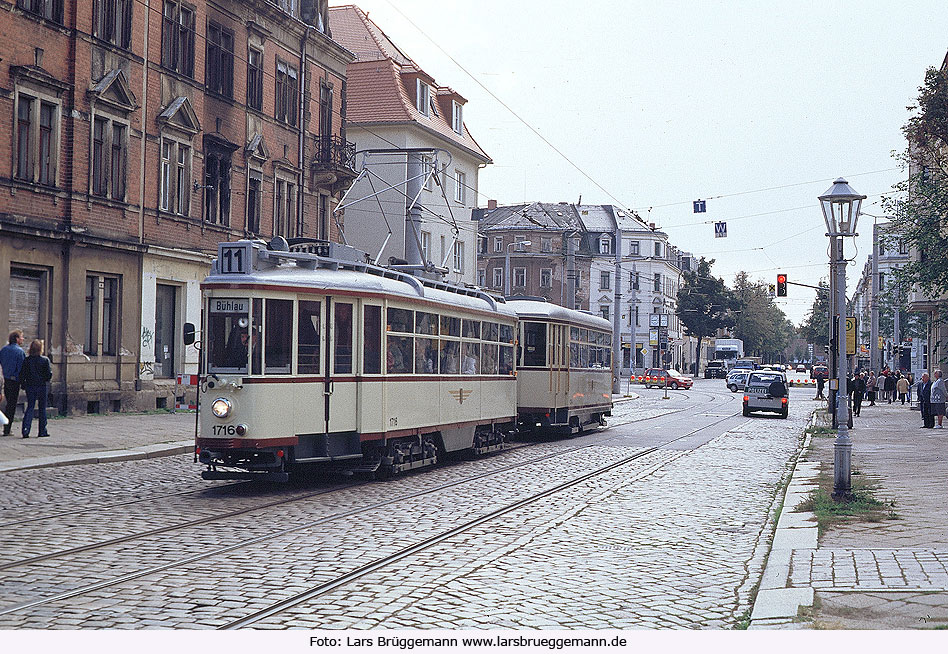 Straßenbahn Dresden - Großer Hecht