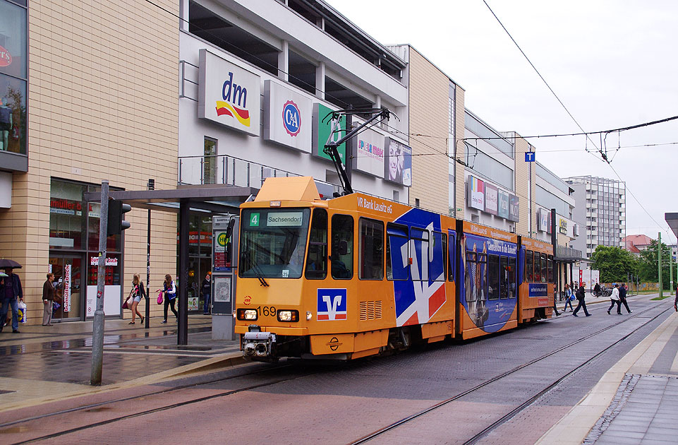 Straßenbahn Cottbus - Haltestelle Stadtpromenade