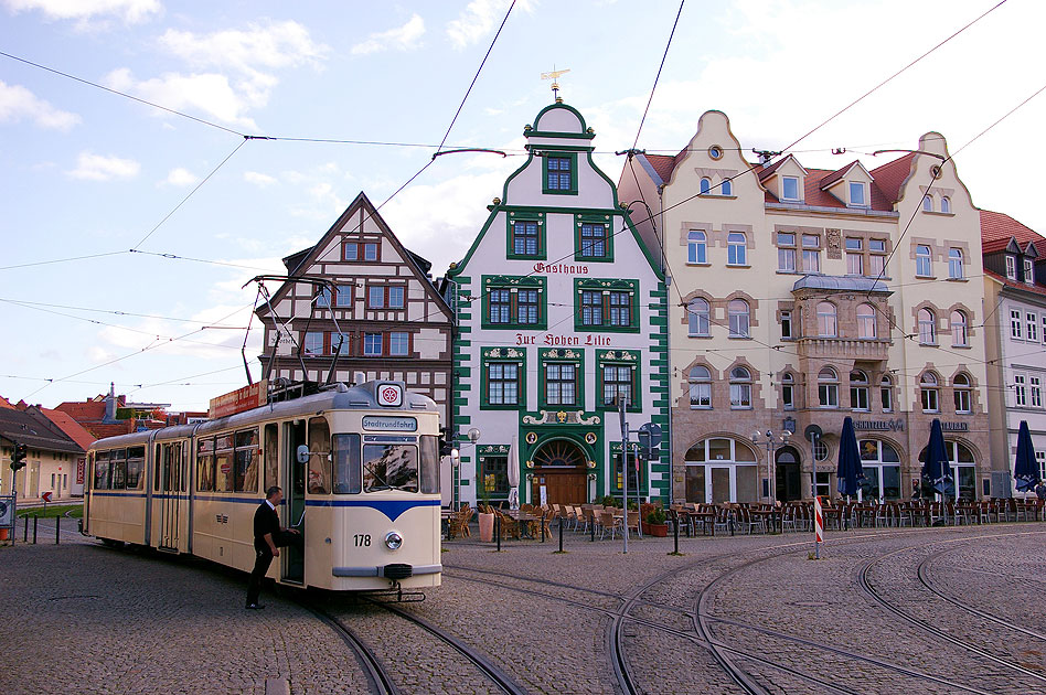 Stadtrundfahrt mit der Erfurter Straßenbahn