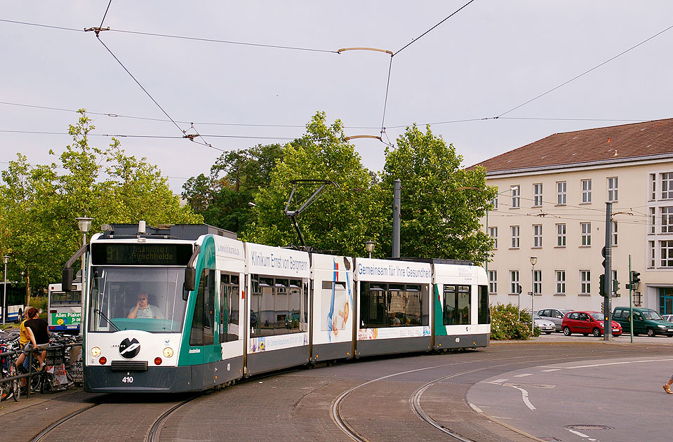 Eine Combino Straßenbahn in Potsdam