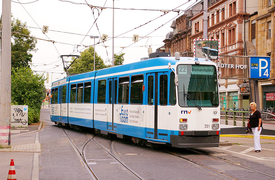 Die Straßenbahn in Heidelberg