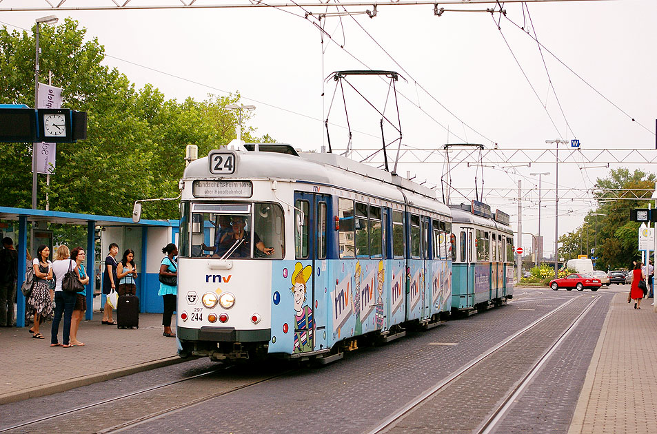Foto von der Heidelberger Straßenbahn