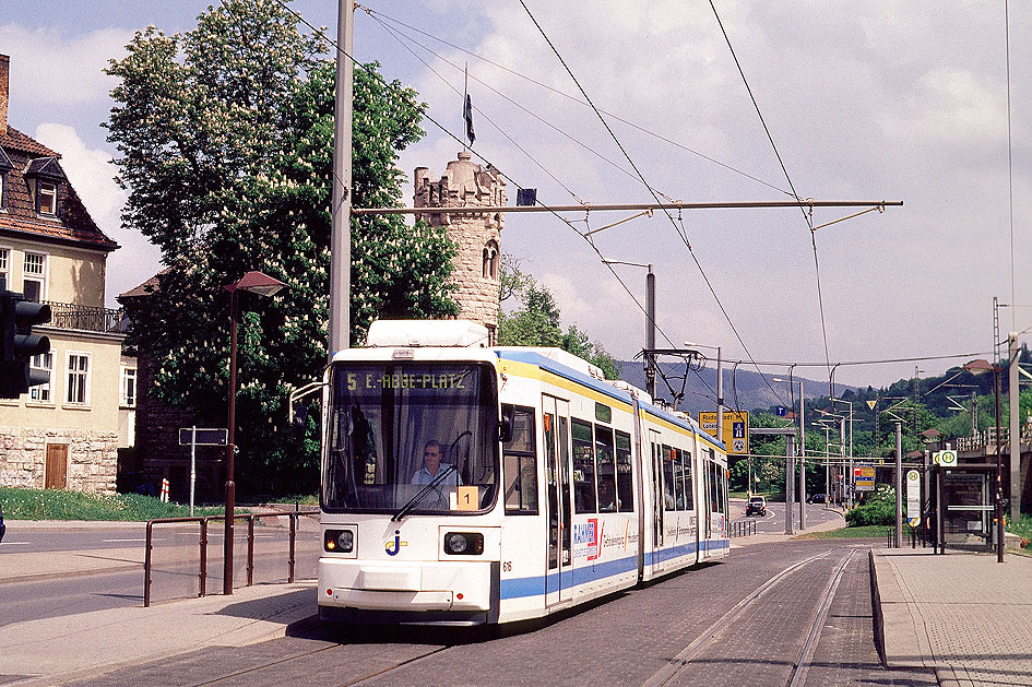 Die Straßenbahn in Jena