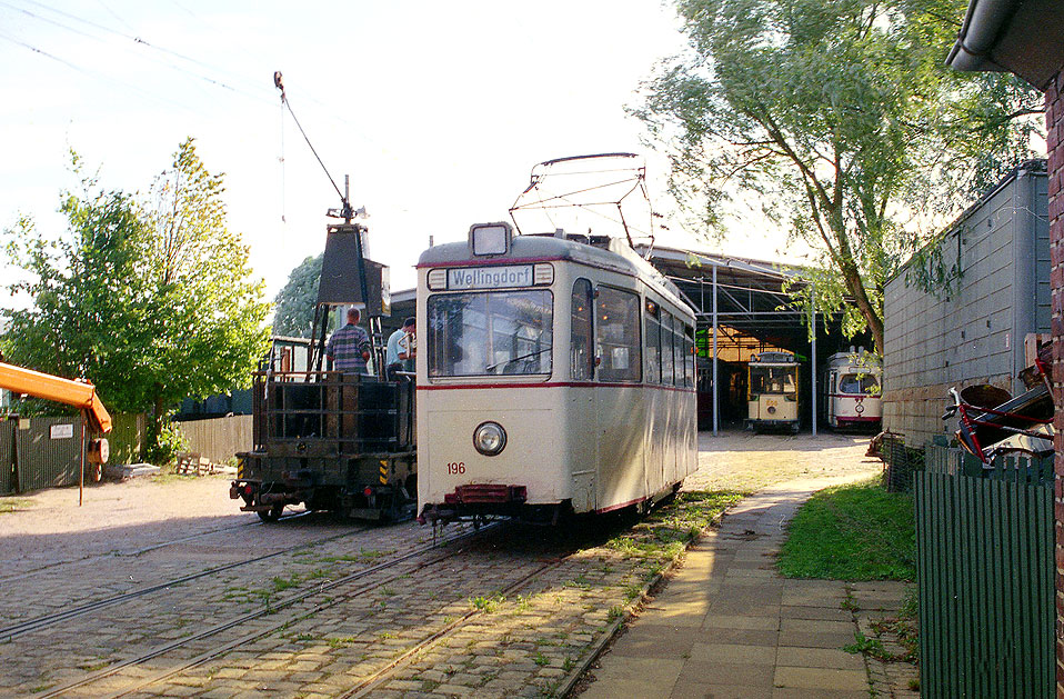 Die Straßenbahn in KIel - Wagen 196 - Museumsbahn Schönberger Strand