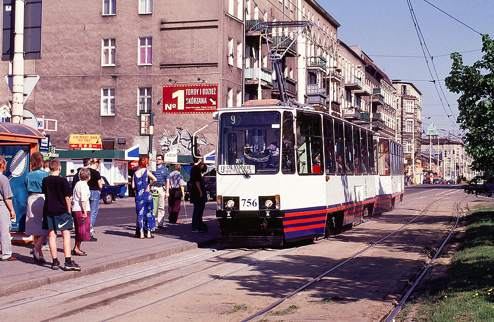 Die Straßenbahn in Stettin