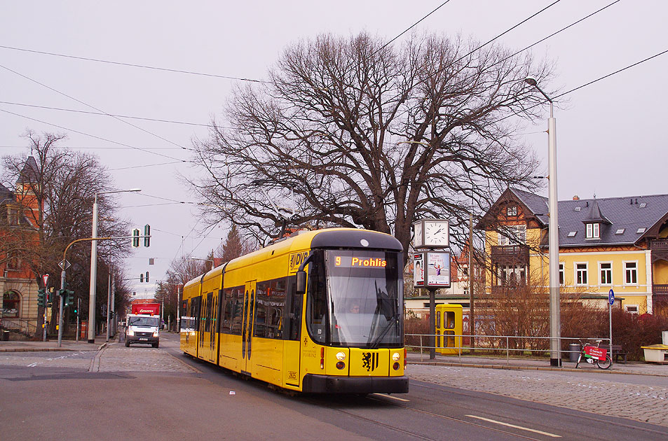 Straßenbahn Dresden - Haltestelle Wasaplatz