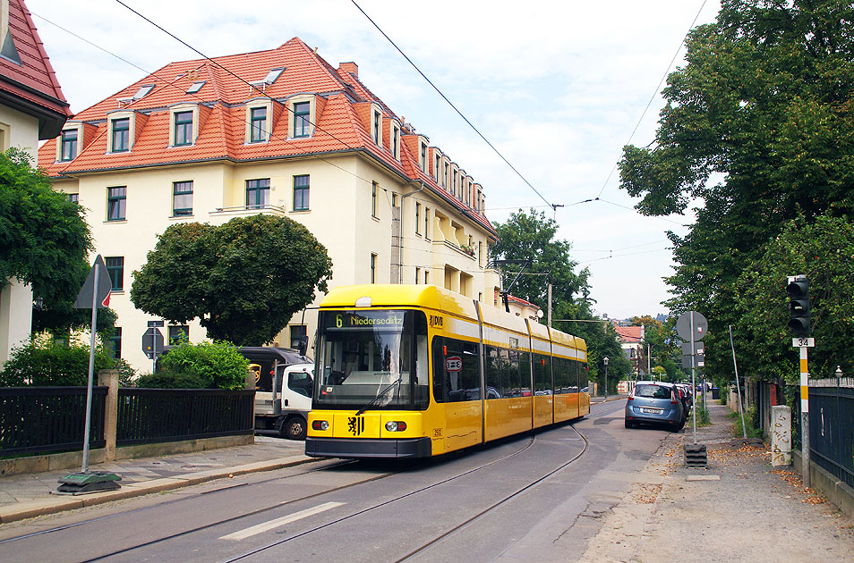 Straßenbahn Dresden - Haltestelle Ludwig-Hartmann-Straße