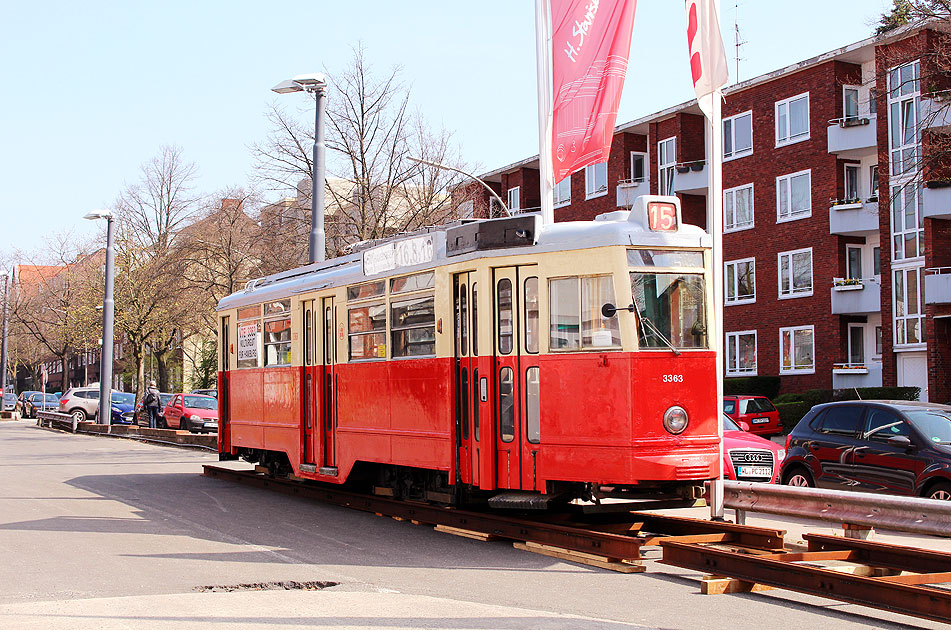 Auch das war Elektromobilät in Hamburg: Straßenbahn Hamburg - V7E - Betriebshof Krohnskamp