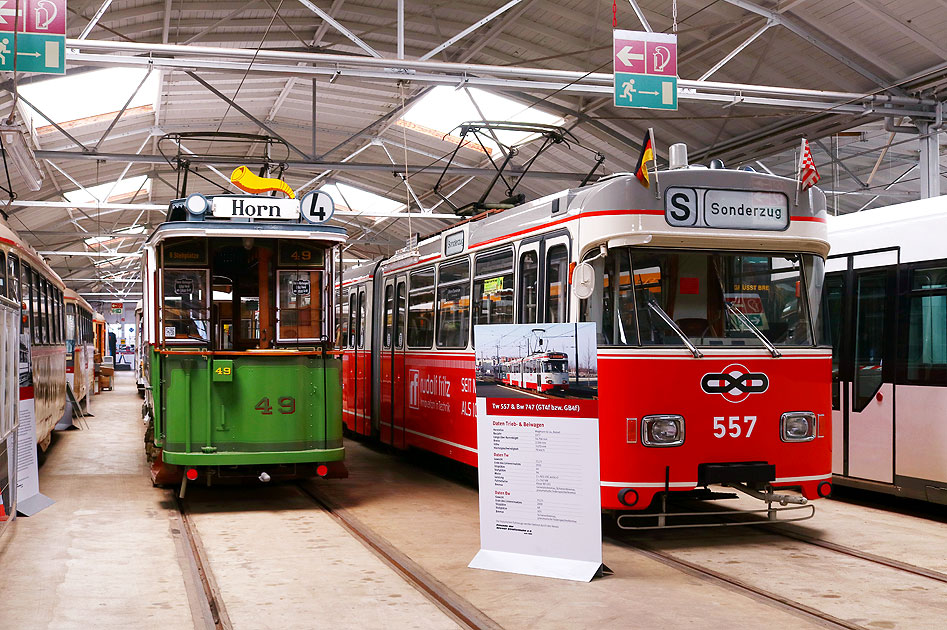Das Straßenbahnmuseum in Bremen