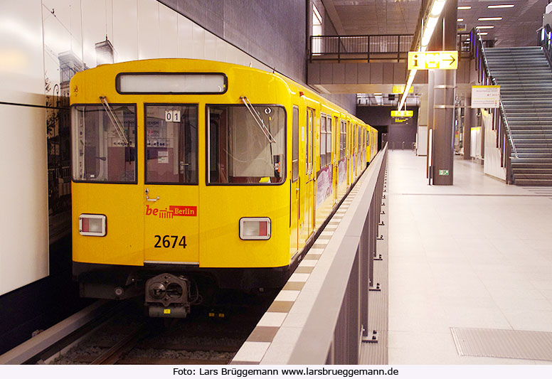 Die Kanzler U-Bahn Linie U55 in Berlin
