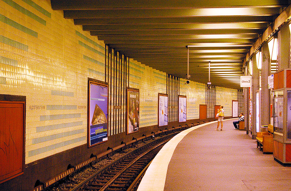 Der U-Bahn Bahnhof Klosterstern - der Hamburger Hochbahn
