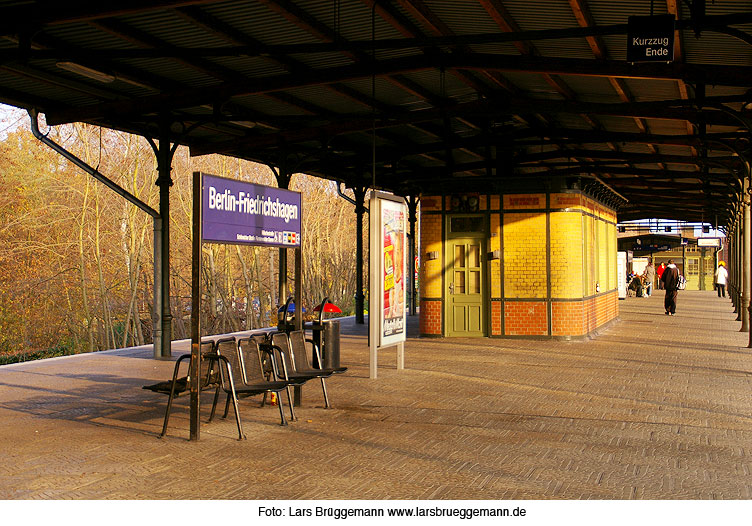 Der Bahnhof Friedrichshagen der Berliner S-Bahn