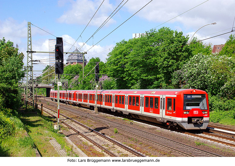 Die Hamburger Verbindungsbahn mit einem 474 der S-Bahn