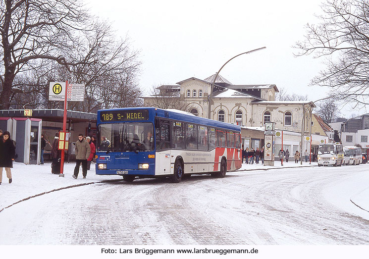 PVG Bus am Bahnhof Blankense auf der Buslinie 189