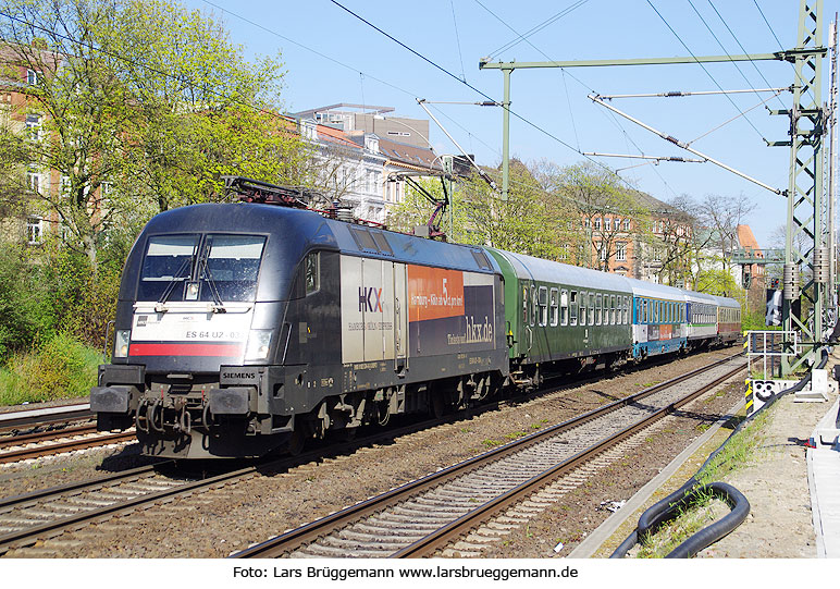 HKX in Hamburg auf der Verbindungsbahn