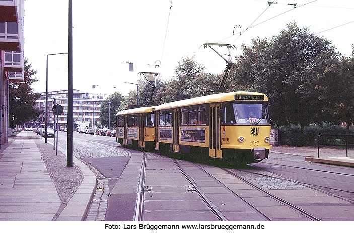 Straßenbahn Dresden Haltestelle Fetscherplatz