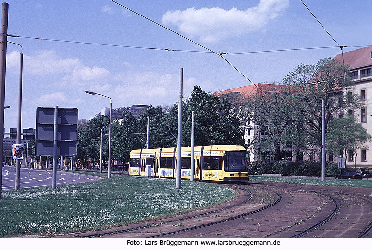 Die Straßenbahn in Dresden im Dr. Külz Ring