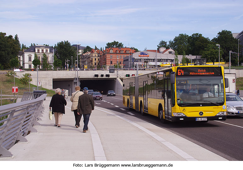Bus Dresden Waldschlößchenbrücke