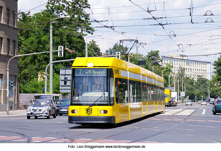 Straßenbahn Dresden - Niederflur Straßenbahn