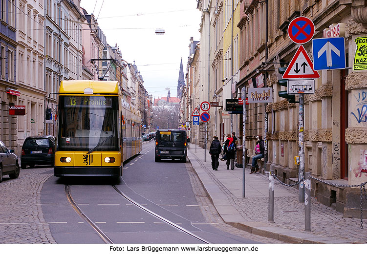 Dresden Straßenbahn Haltestelle Görlitzer Straße