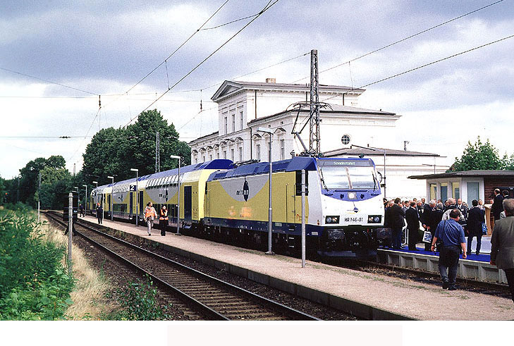 Der Metronom im Bahnhof Lüneburg