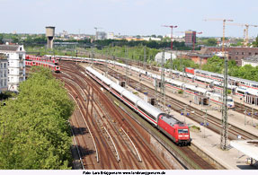 DB Baureihe 101 im Bahnhof Altona