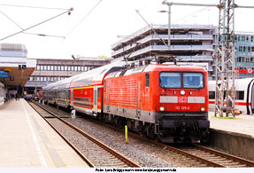 DB Baureihe 112 im Bahnhof Hamburg-Altona