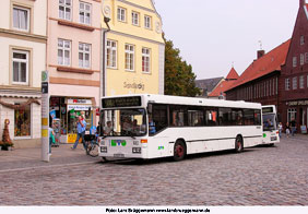 Ein KVG Bus in Lüneburg Am Sande
