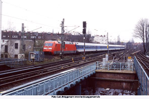DB Baureihe 101 im Bahnhof Hamburg Sternschanze