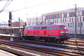 DB Baureihe 218 - Lok 218 838-1 in Hannover Hbf