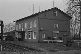 Der Bahnhof Lüchow Süd der Lüchow-Schmarsauer Eisenbahn