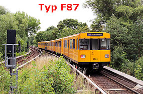 Berliner U-Bahn Typ / Baureihe F87