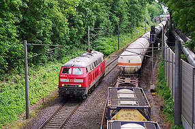 DB Baureihe 218 - Hamburg Güterumgehungsbahn - Lok 218 321-8