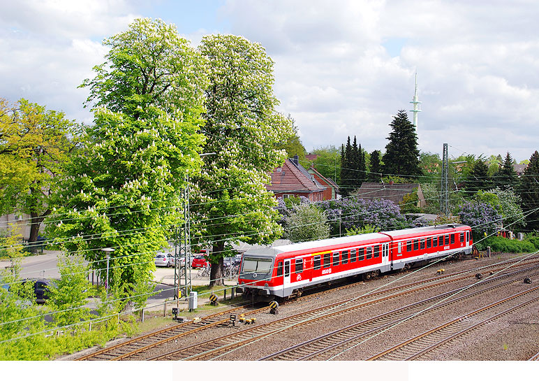 DB Baureihe 628 im Bahnhof Buchholz