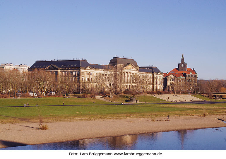 Das Regierungsgebäude in Dresden