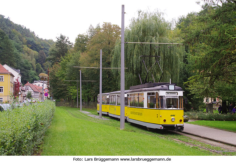 Die Kirnitzschtalbahn in Bad Schandau