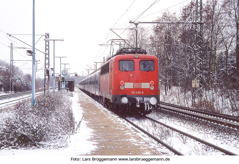 Die Baureihe 141 im Bahnhof Hittfeld