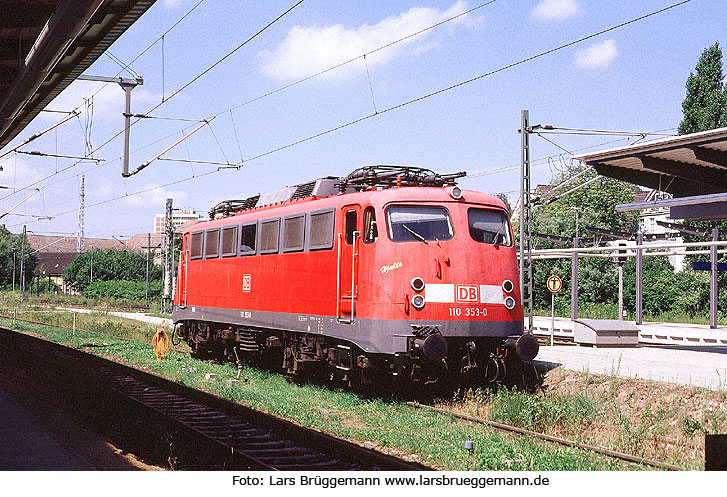Die Baureihe 110 in Rostock Hbf