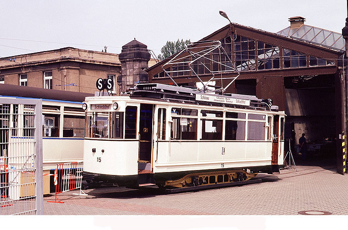 Straßenbahnmuseum Chemnitz vormals Karl-Marx-Stadt in der DDR