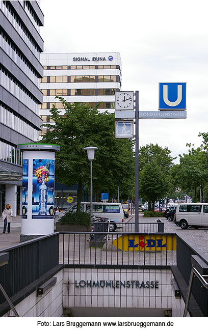 Bahnhof - Haltestelle Lohmühlenstraße U-Bahn Hamburg