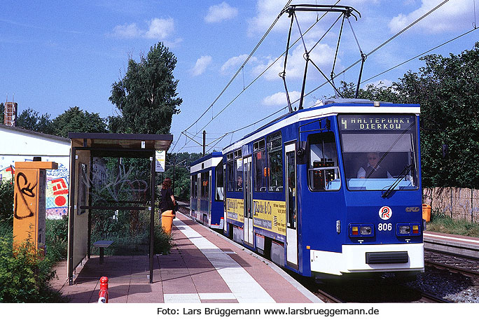 Tatra Straßenbahn in Rostock