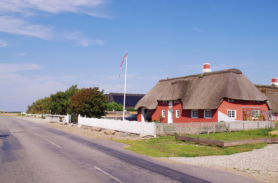 Ein Reetdachhaus in Juvre auf Rømø