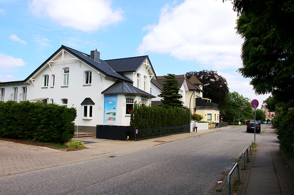 Die Georg-Bonne-Straße in Nienstedten