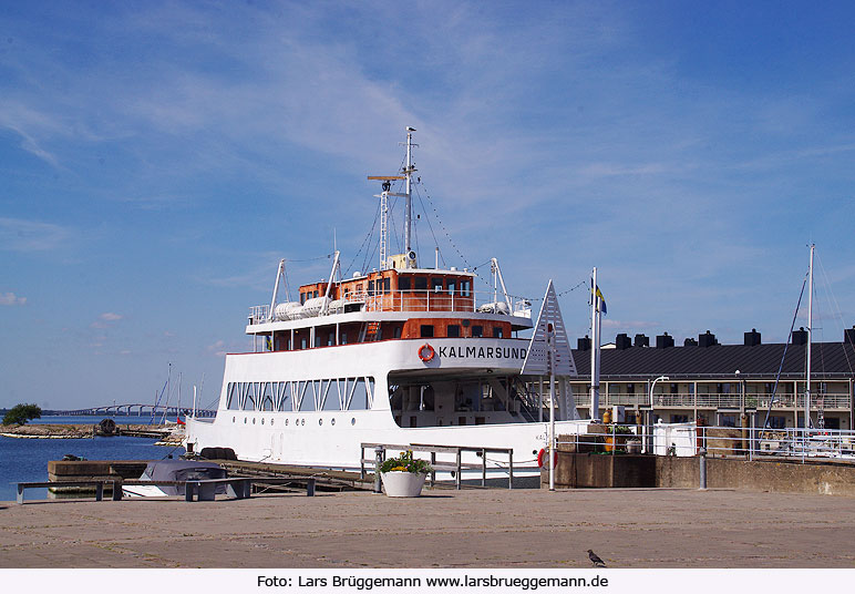 Fähre Kalmarsund VIII auf der Insel Öland in Färjestaden