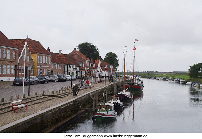 Der Hafen von der dänischen Stadt Ribe