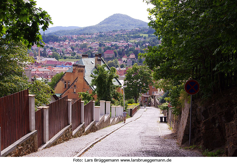 Eine Straße in Bodenbach - heute Decin