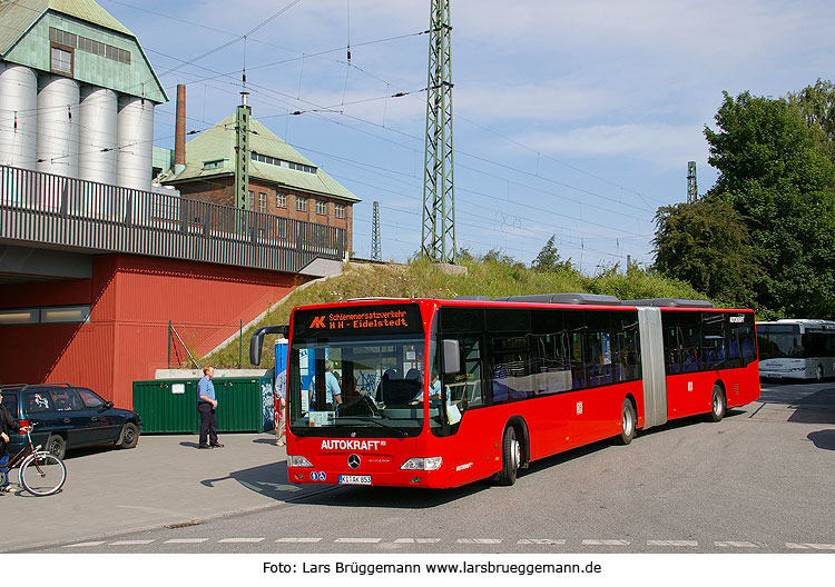Ein Autokraft Bus im SEV für die Hamburger S-Bahn